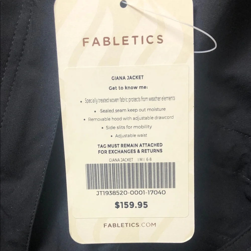 Fabletics Black Giana‎ Jacket - Picture 8 of 11